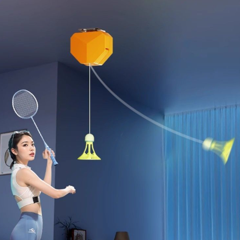 Sports Equipment Badminton - อุปกรณ์ฝึกซ้อมแบดมินตันแบบปรับแรงสะท้อนได้ สำหรับฝึกซ้อมเดี่ยว ใช้ในร่ม พกพาสะดวก