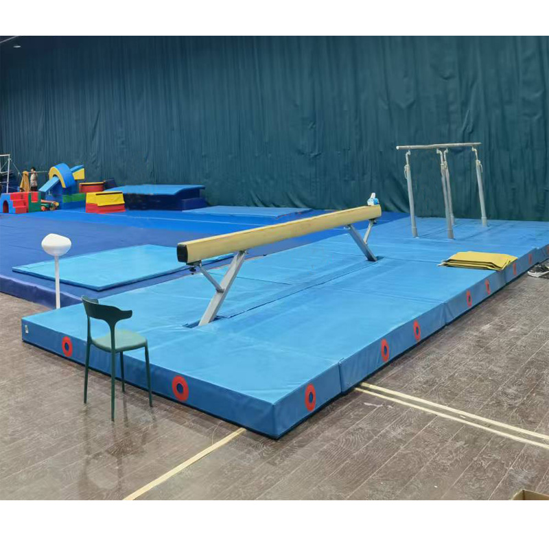 Gymnastics Beam Floor - คานทรงตัวสำหรับยิมนาสติก ทำจากโฟม ยาว 5 เมตร วัสดุอะลูมิเนียม