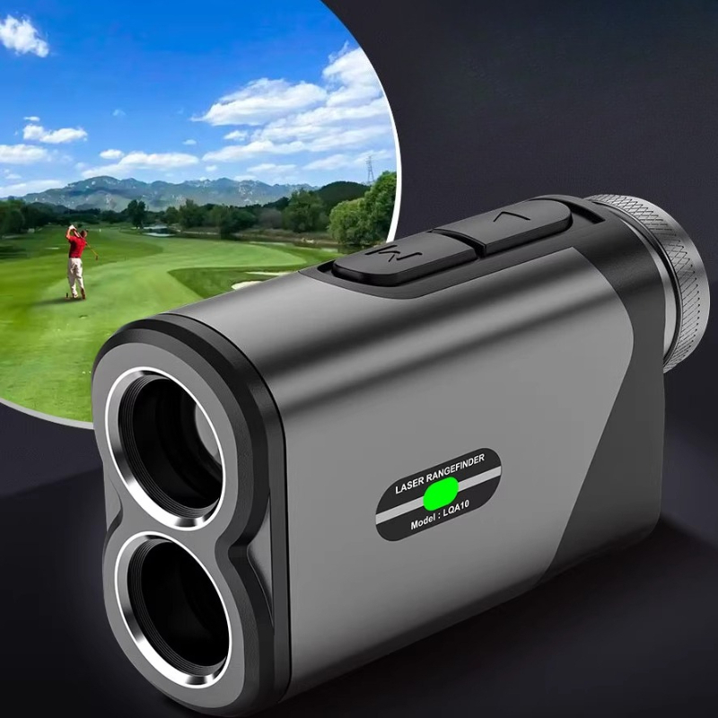 Sports Equipment Us - เครื่องวัดระยะเลเซอร์มินิกอล์ฟแบบพกพาสำหรับกิจกรรมกลางแจ้ง เครื่องวัดระยะไกลแบบมือถือ อุปกรณ์กีฬาโลหะ