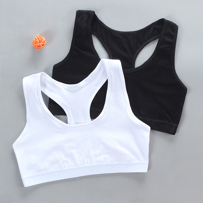 Sports Equipment For Kindergarten - เสื้อชั้นในเด็กผู้หญิงวัยรุ่น 8-18 ปี ผ้าฝ้าย สำหรับเล่นกีฬา ออกกำลังกาย