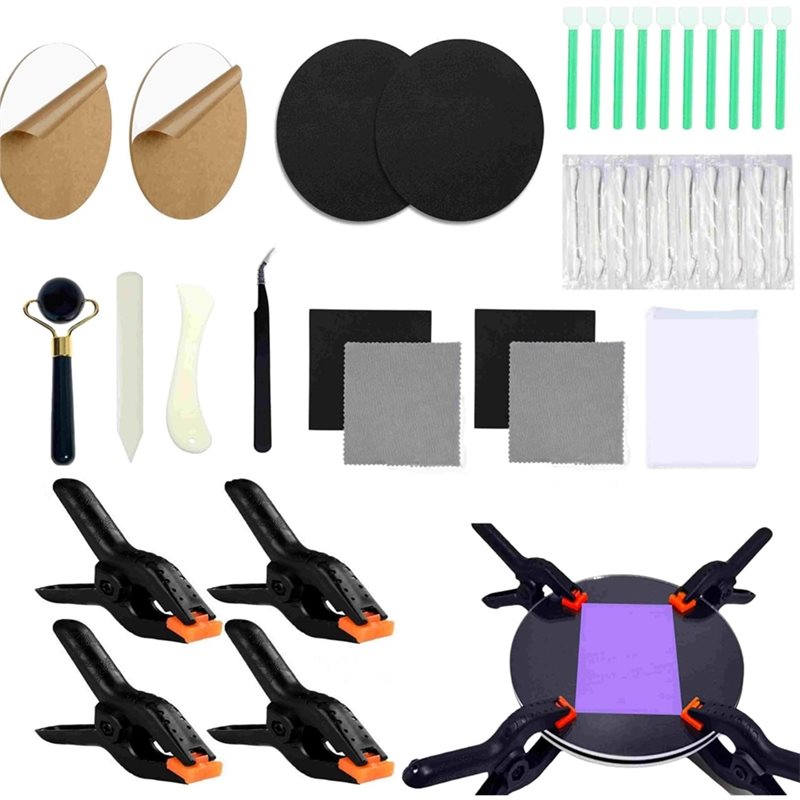 Sports Equipment Repair - ชุดอุปกรณ์ซ่อมแซมการ์ดสำหรับการ์ดกีฬา, ชุดเครื่องมือ 86 ชิ้นสำหรับการดูแลการ์ด, สำหรับทำความสะอาดการ์ดและกระดาษ