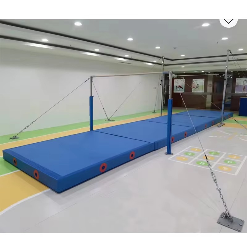 Gymnastics Beam Floor - เสื่อปูพื้นสำหรับยิมนาสติกระดับมืออาชีพ เสื่อโฟมสองชั้นสำหรับบาร์ไม่เรียบ เสื่อสำหรับการแข่งขันบาร์ทรงตัว