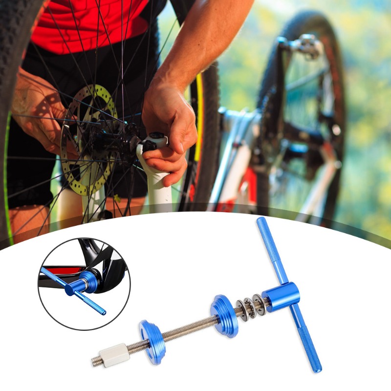Sports Equipment Repair - ชุดอุปกรณ์ซ่อมจักรยาน ชุดเครื่องมือกดติดตั้งแกนล้อ ชุดเครื่องมือซ่อมข้อต่อแบบกด อุปกรณ์ซ่อมบำรุงจักรยาน อุปกรณ์เสริมจักรยาน กีฬากลางแจ้ง