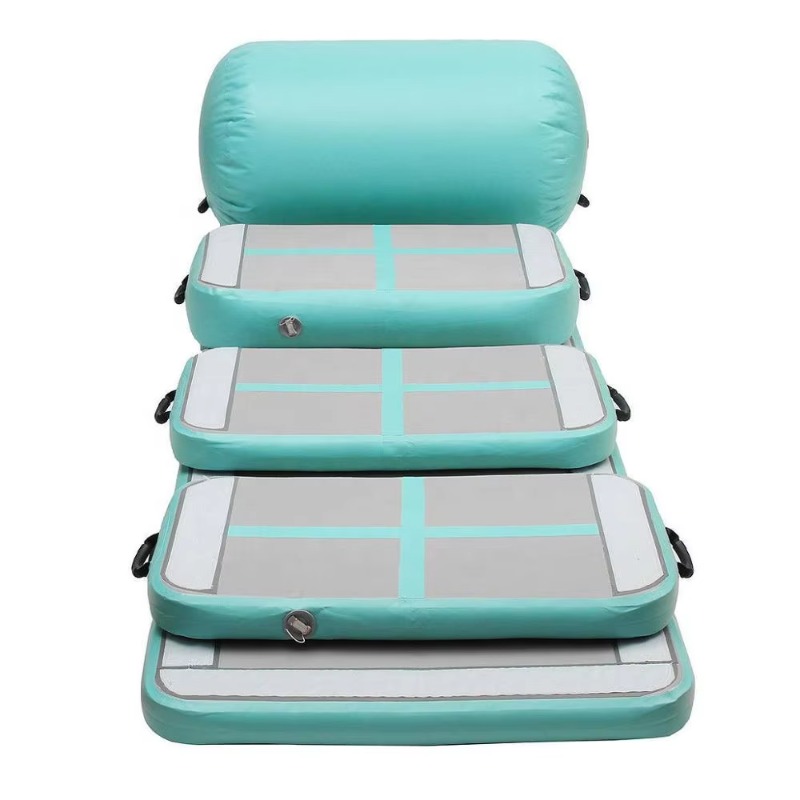 Gymnastics Beam Floor - แอร์แทร็คเป่าลมขนาด 8 เมตร/40 ฟุต, แทร็คยิมนาสติกแบบเป่าลมระดับมืออาชีพ, แผ่นรองตีลังกาทำจากวัสดุทนทานสำหรับการฝึกซ้อมระดับมืออาชีพ