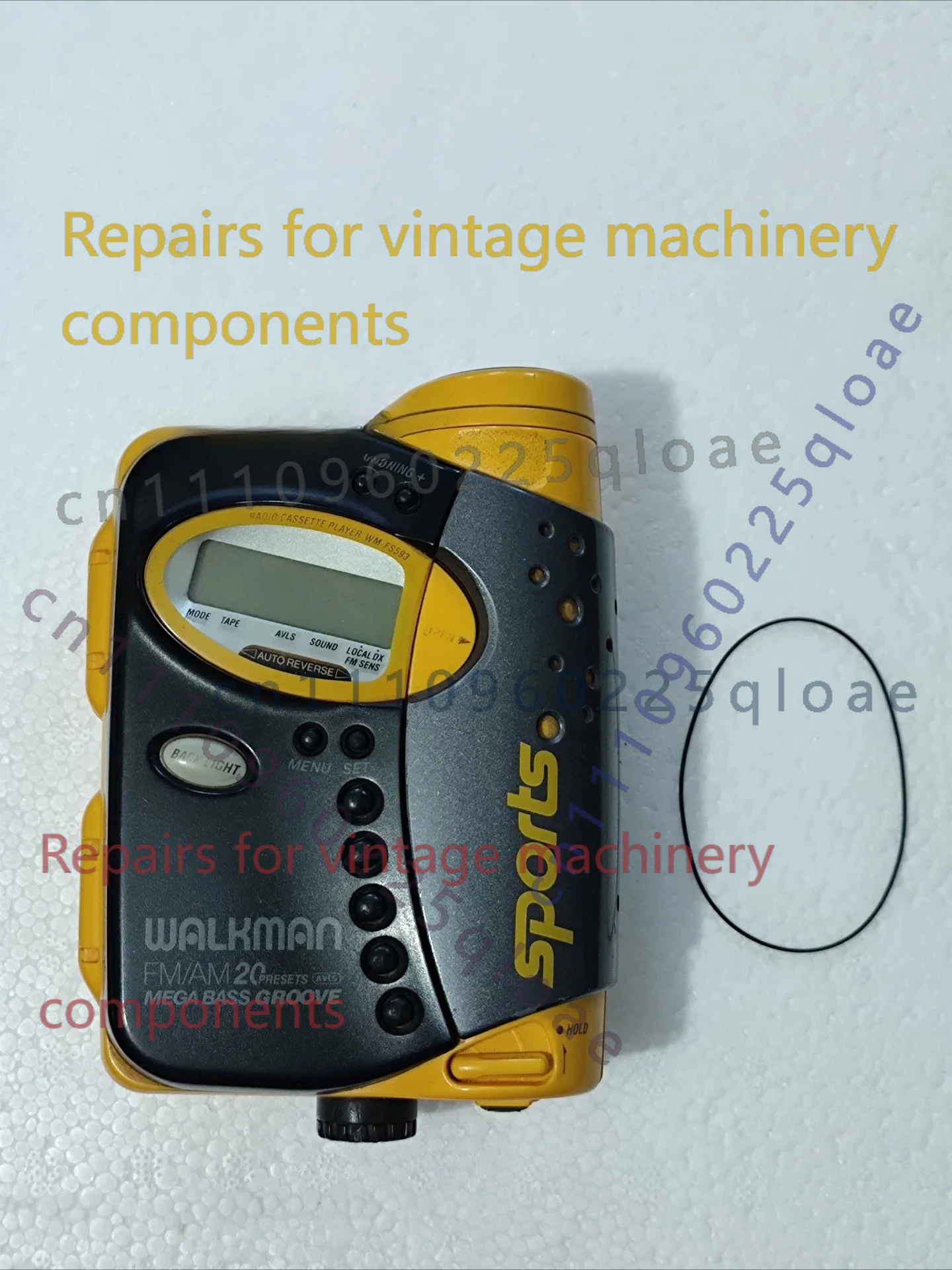 Sports Equipment Repair - 1 ชิ้นสายพานขับสำหรับซ่อมแซมโซนี่ WM-FS593 สปอร์ตวอล์คแมน