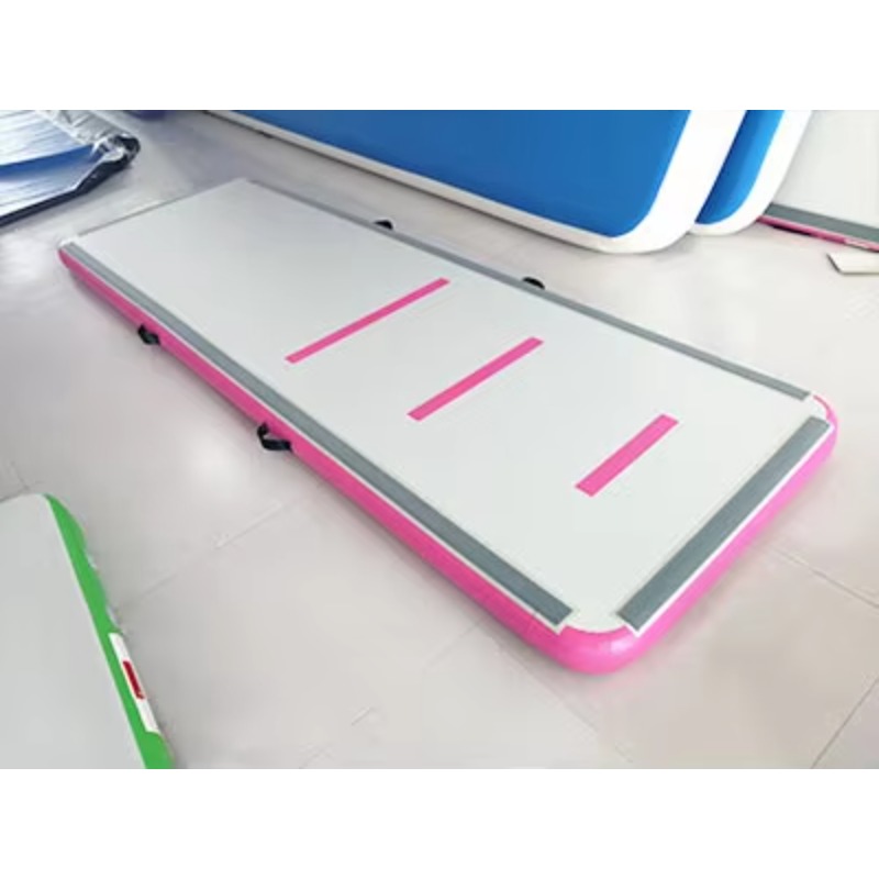 Gymnastics Beam Floor - แผ่นรองออกกำลังกายเด็กแบบเป่าลมสีชมพู ราคาประหยัด สำหรับเล่นยิมนาสติก