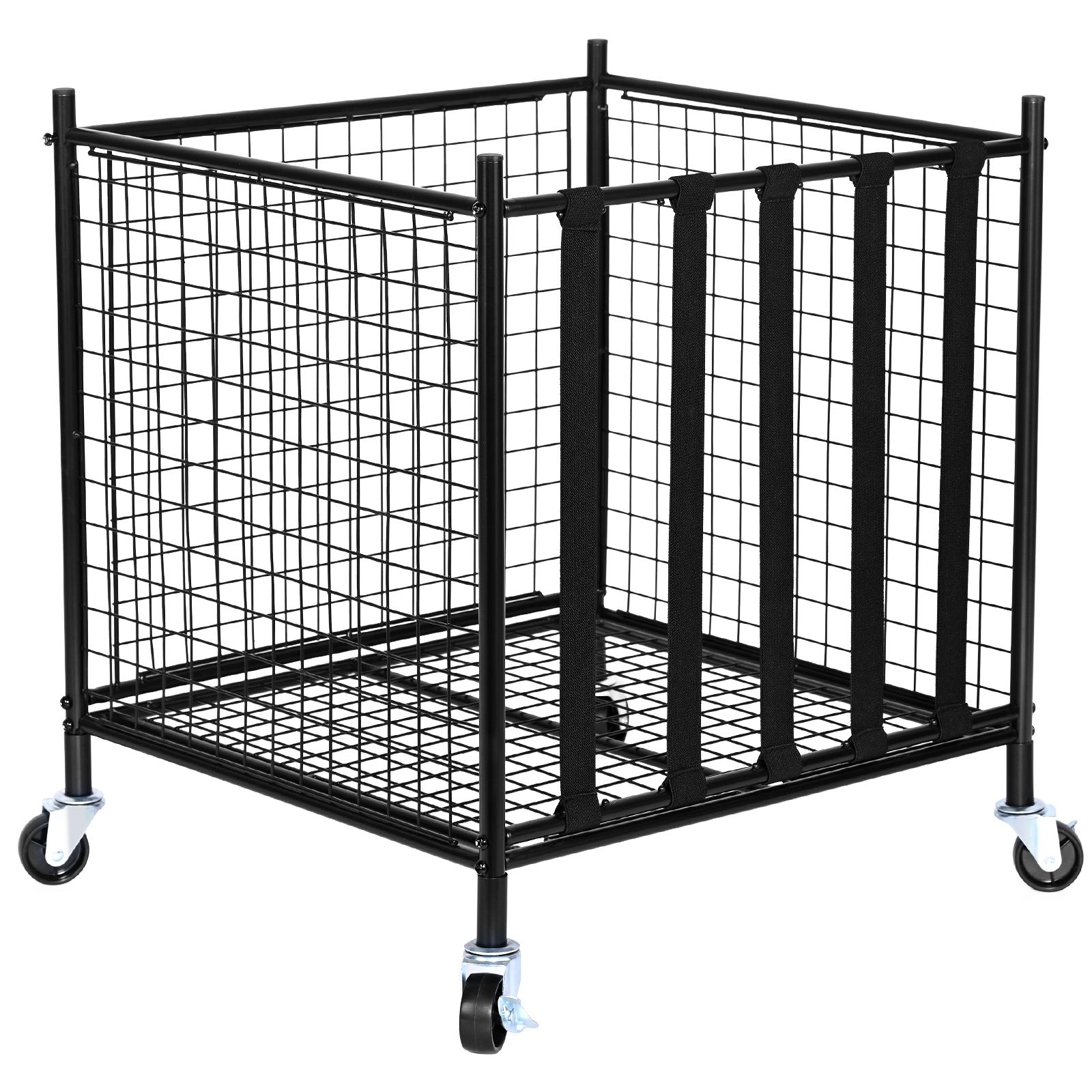 รถเข็นเก็บลูกบอลกีฬาแบบม้วนได้ - Sports Equipment Organizer Garage บทวิจารณ์และราคา