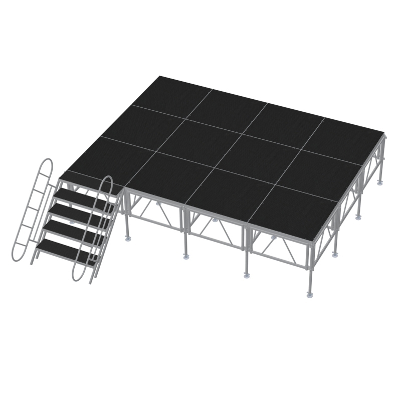 เวทีอลูมิเนียมพร้อมขาปรับระดับ - Gymnastics Beam Floor บทวิจารณ์และราคา
