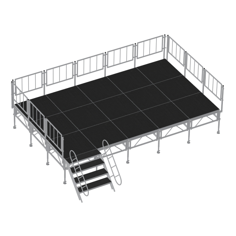 เวทีอลูมิเนียมพร้อมขาปรับระดับ - Gymnastics Beam Floor บทวิจารณ์และราคา