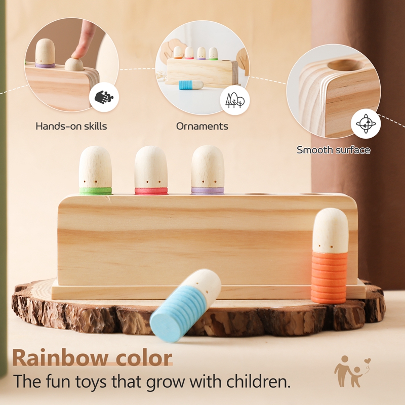 ของเล่น Montessori ของเล่นไม้เ - Sports Equipment For Kindergarten บทวิจารณ์และราคา