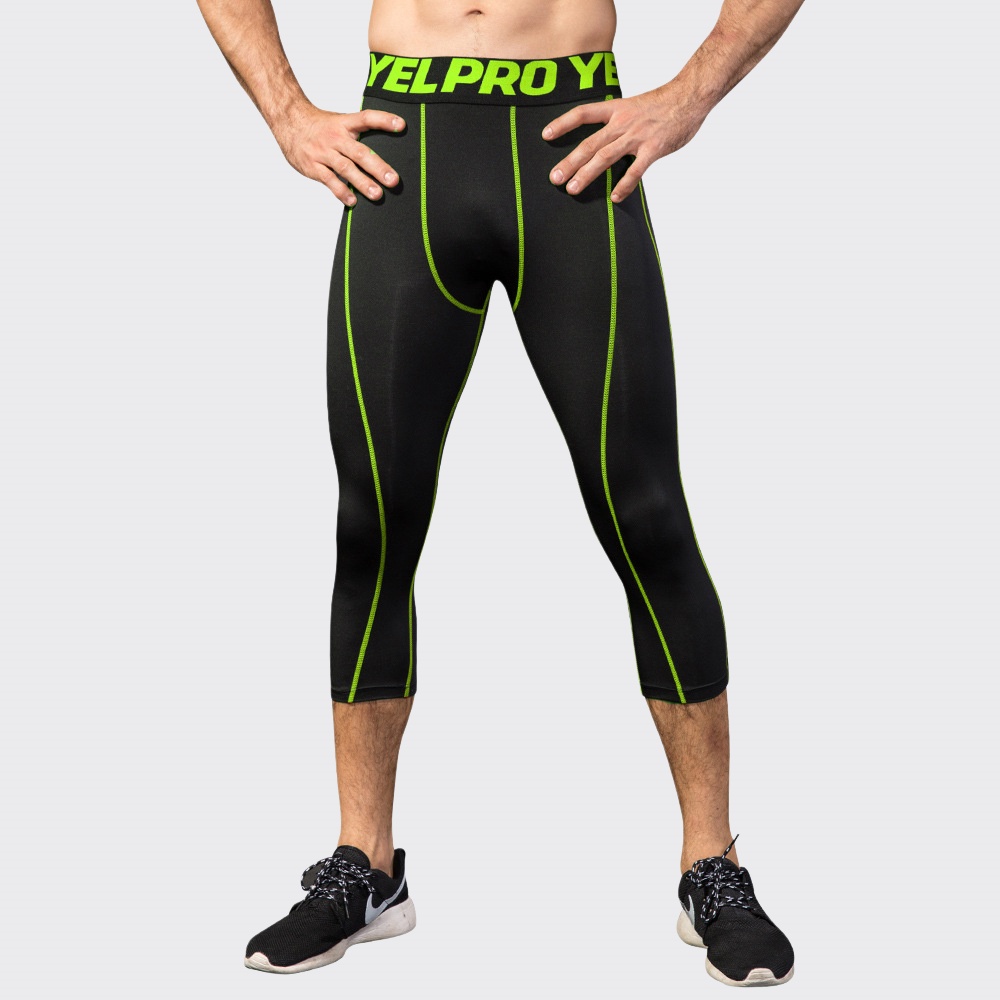 กางเกงเลกกิ้งออกกำลังกายผู้ชาย - Sports Equipment Logo บทวิจารณ์และราคา