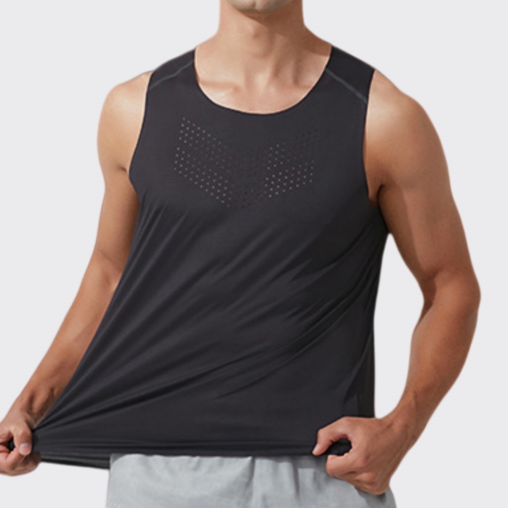 เสื้อกล้ามออกกำลังกายผู้ชาย แห - Sports Equipment Logo บทวิจารณ์และราคา