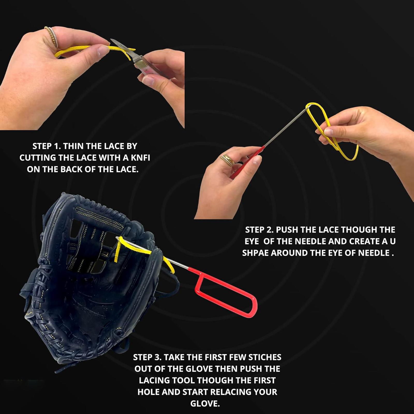เข็มร้อยเชือกถุงมือโลหะ อุปกรณ - Sports Equipment Repair บทวิจารณ์และราคา